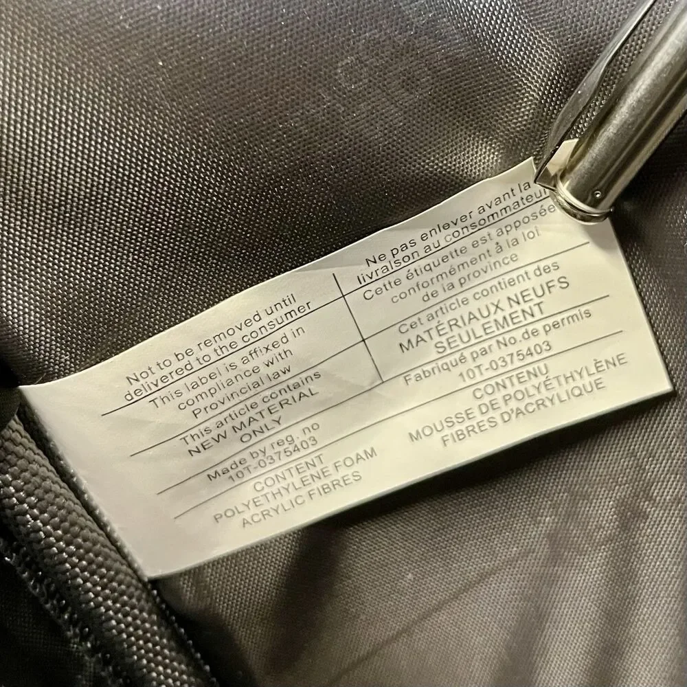 KENNETH COLE REACTION R-TECH Slim Black Briefcase Laptop Messenger Bag